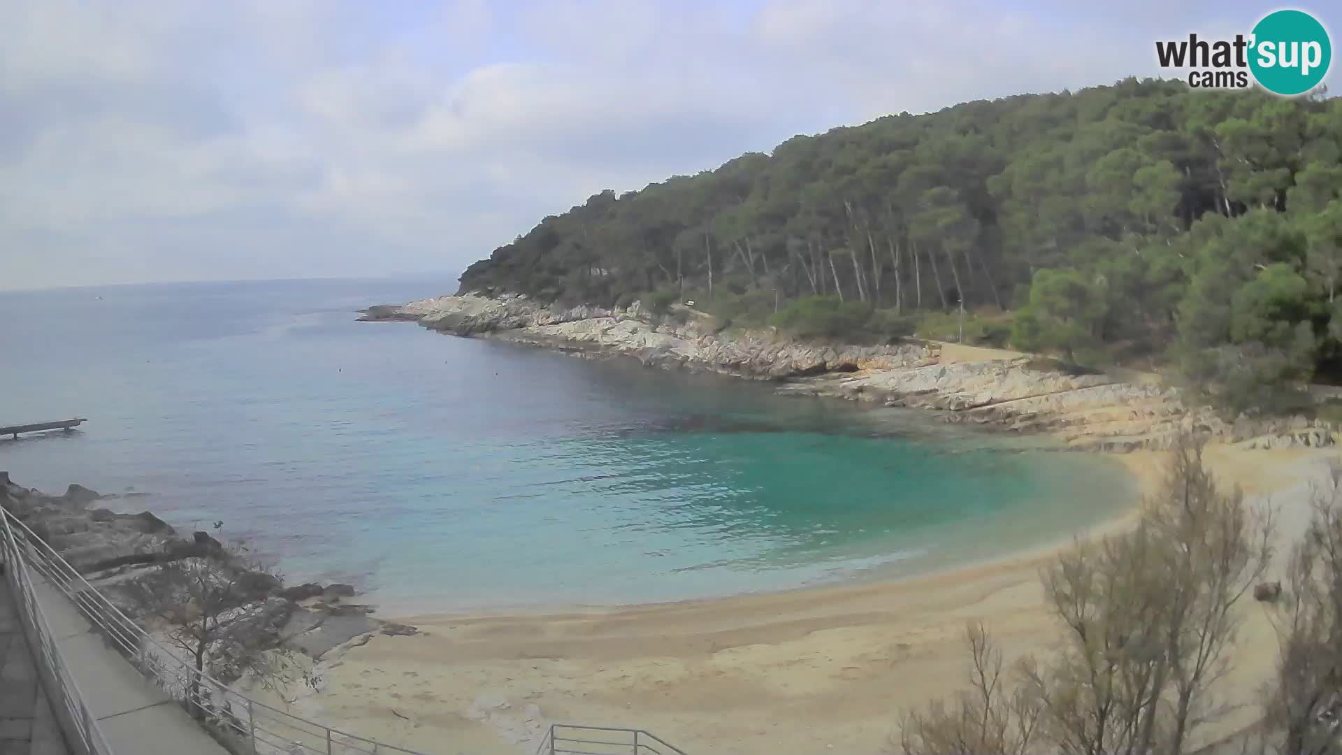 Spletna Kamera Mali Lošinj – plaža Sunčana uvala – Veli Žal