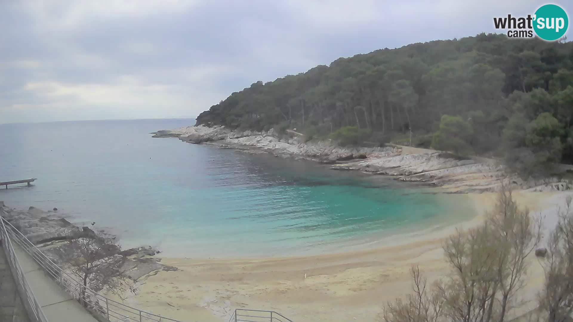 Spletna Kamera Mali Lošinj – plaža Sunčana uvala – Veli Žal