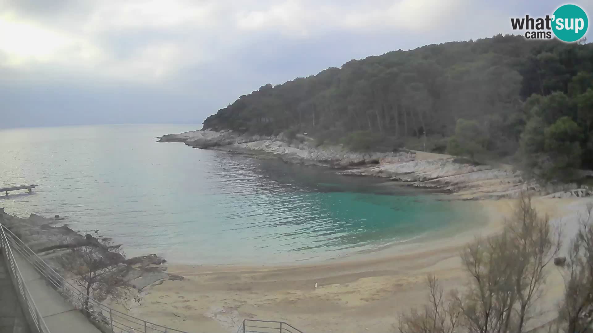 Web kam Mali Lošinj – plaža Sunčana uvala – Veli Žal