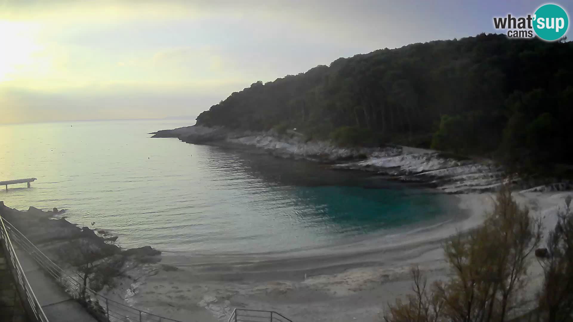 Webcam Mali Lošinj – spiaggia Sunčana uvala – Veli Žal