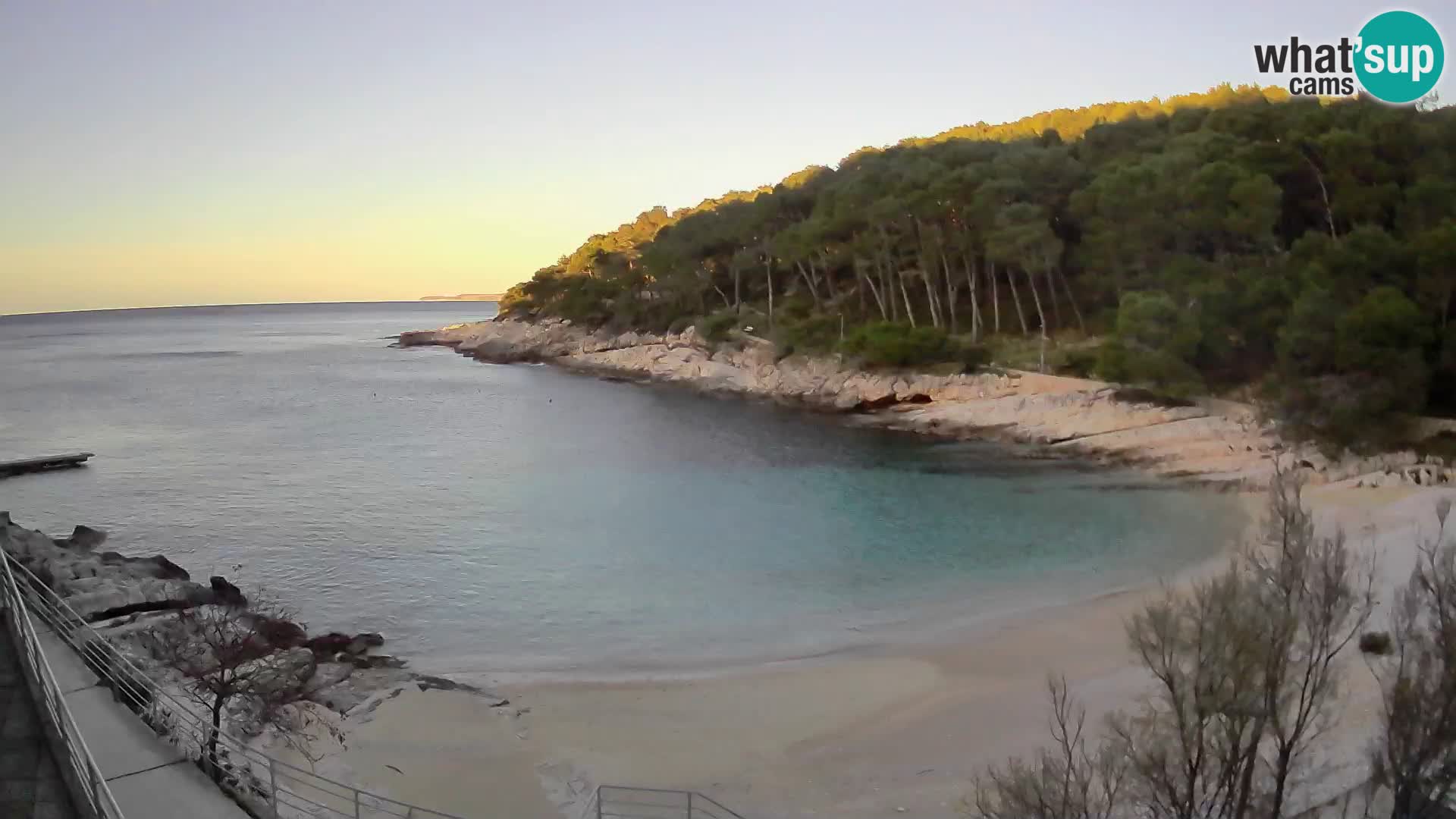 Webcam Mali Lošinj – Sunčana uvala beach – Veli Žal