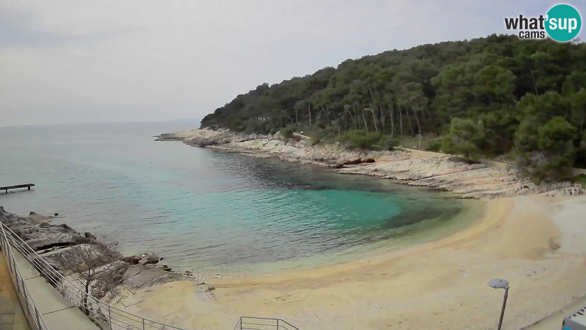 Spletna Kamera Mali Lošinj – plaža Sunčana uvala – Veli Žal