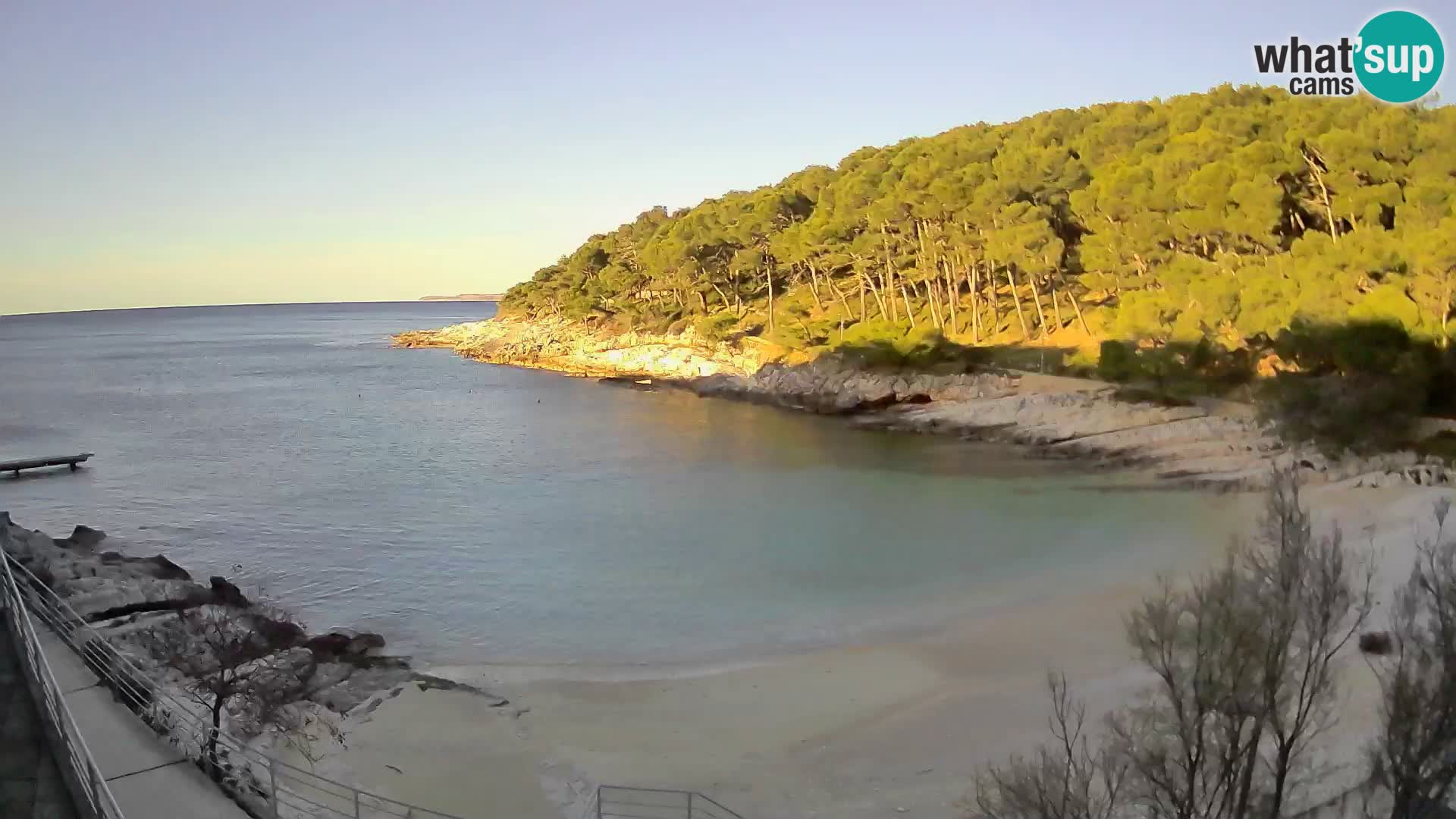 Webcam Mali Lošinj – Sunčana uvala beach – Veli Žal