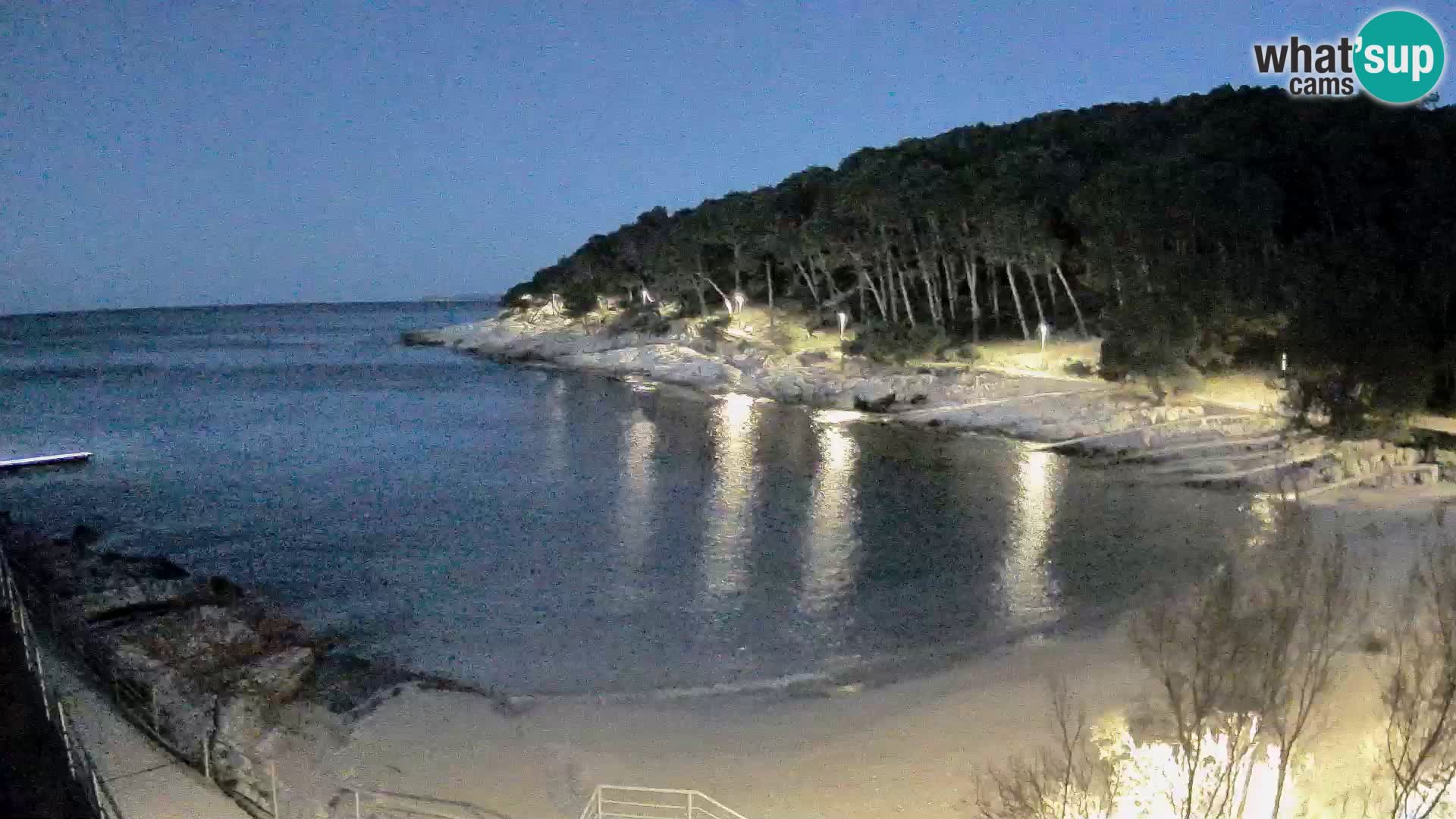 Webcam Mali Lošinj – Sunčana uvala beach – Veli Žal