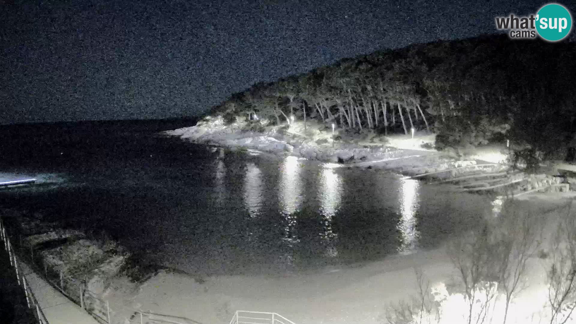 Webcam Mali Lošinj – playa Sunčana uvala – Veli Žal