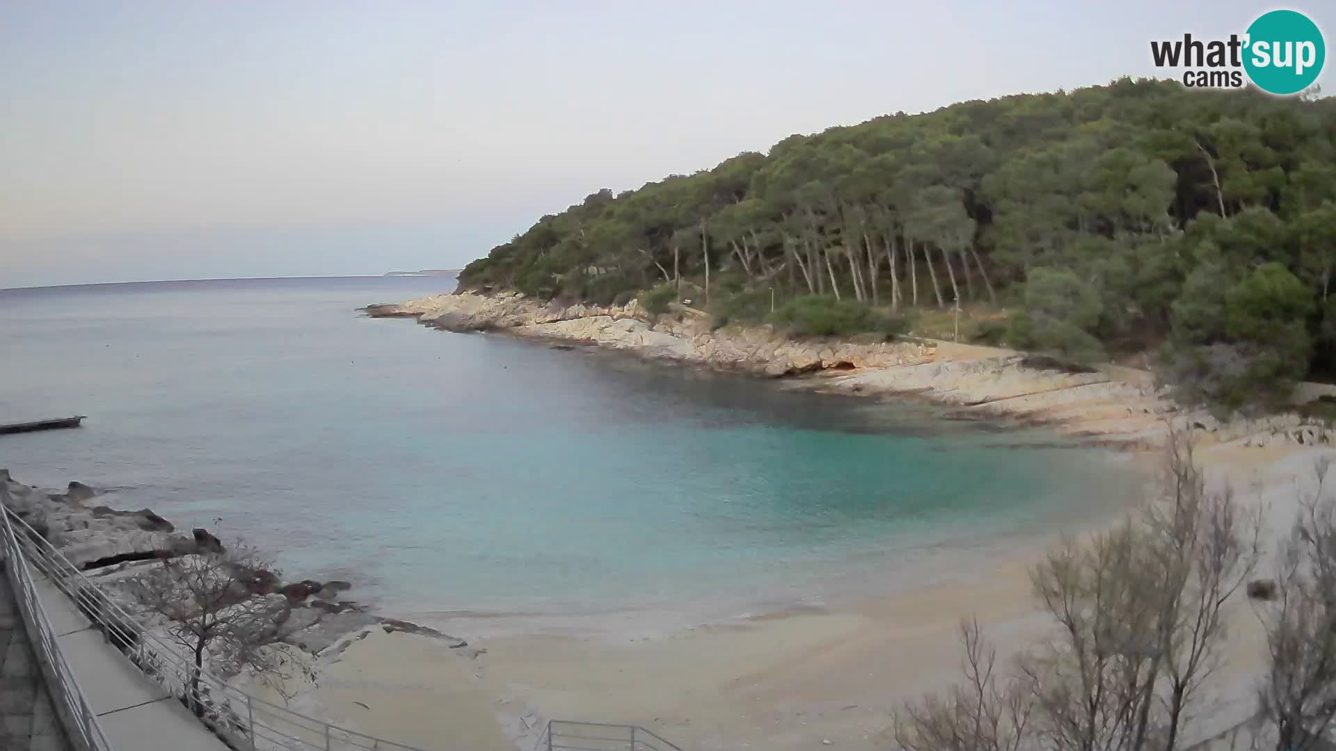 Webcam Mali Lošinj – Sunčana uvala beach – Veli Žal