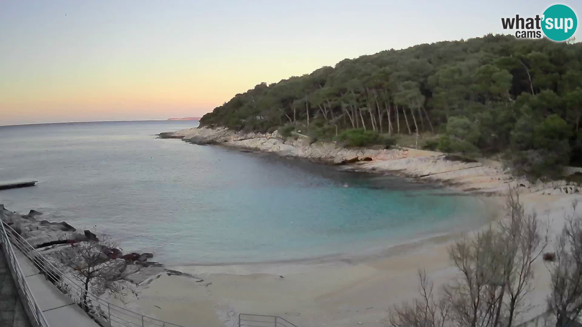 Webcam Mali Lošinj – Sunčana uvala Strand – Veli Žal