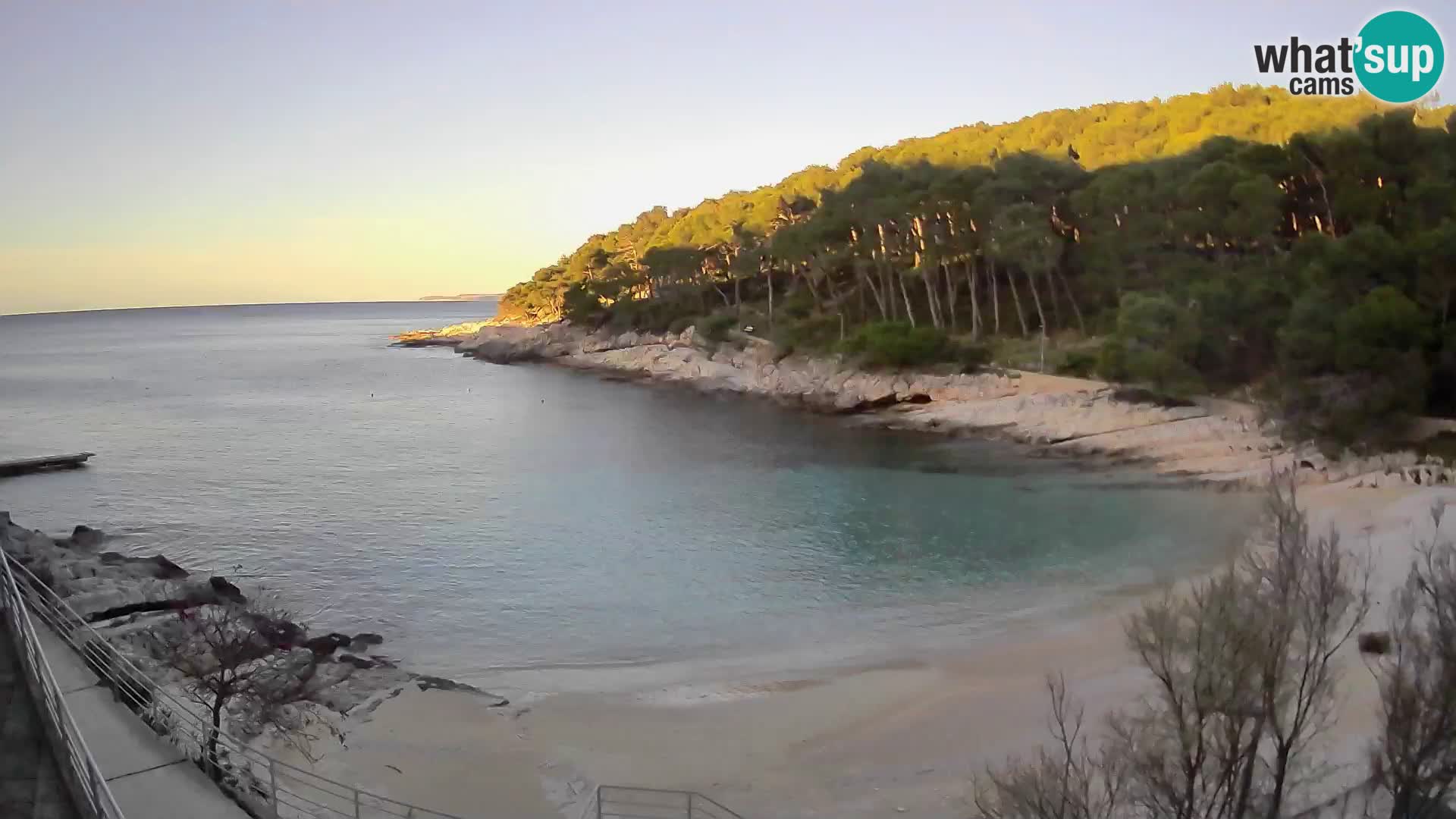 Webcam Mali Lošinj – spiaggia Sunčana uvala – Veli Žal