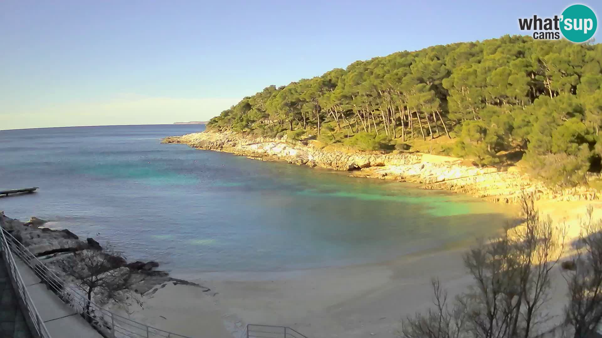 Webcam Mali Lošinj – Sunčana uvala beach – Veli Žal