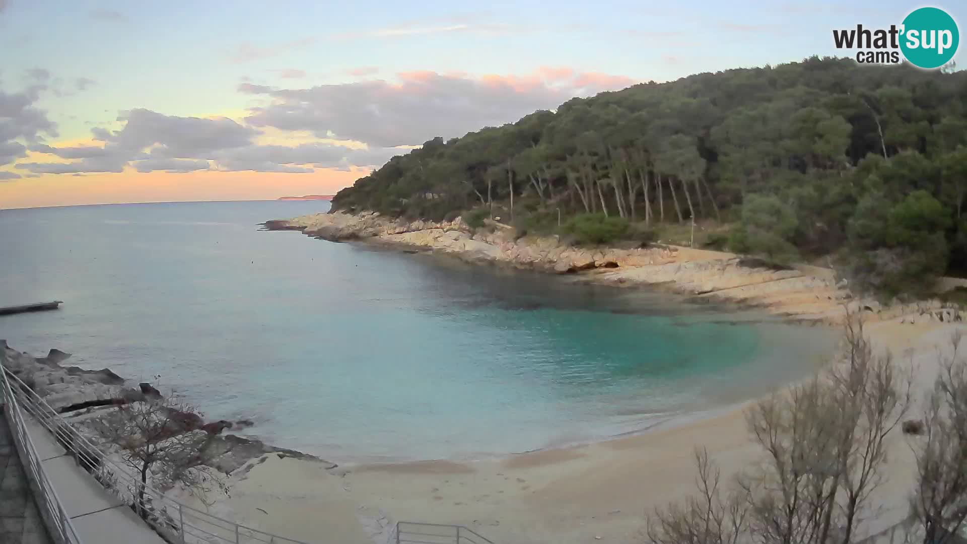 Webcam Mali Lošinj – Sunčana uvala beach – Veli Žal