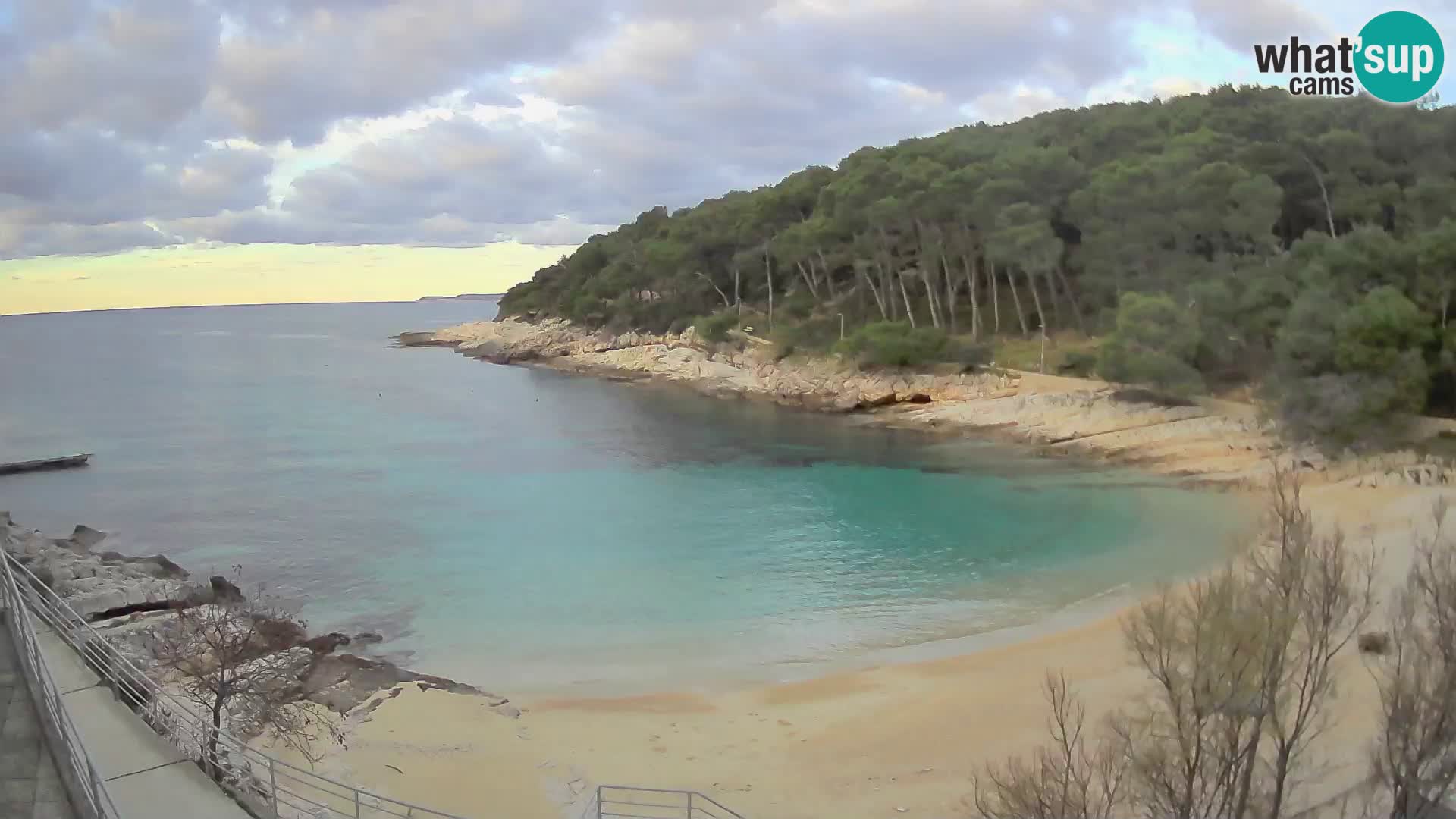 Spletna Kamera Mali Lošinj – plaža Sunčana uvala – Veli Žal