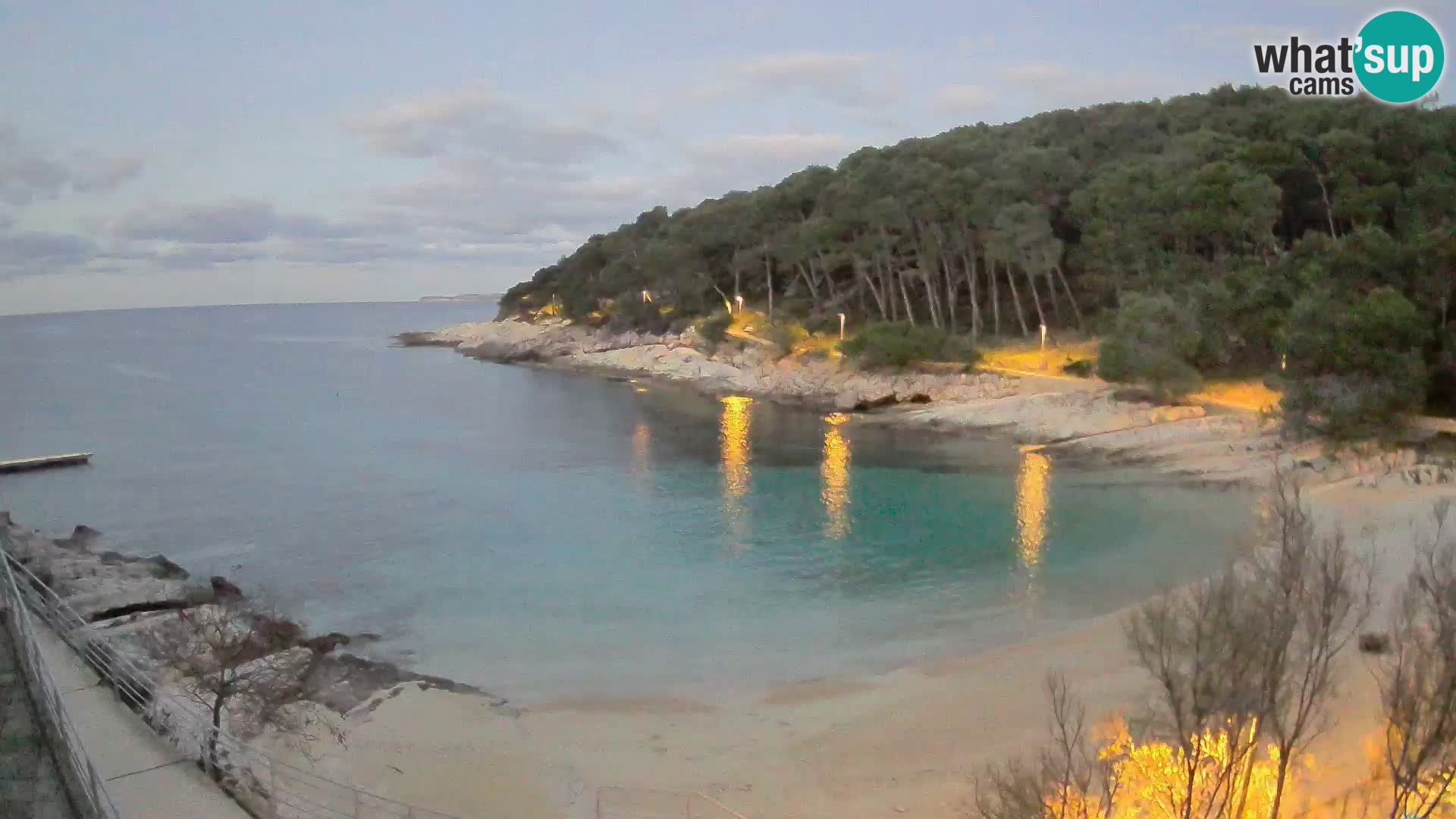 Webcam Mali Lošinj – Sunčana uvala beach – Veli Žal