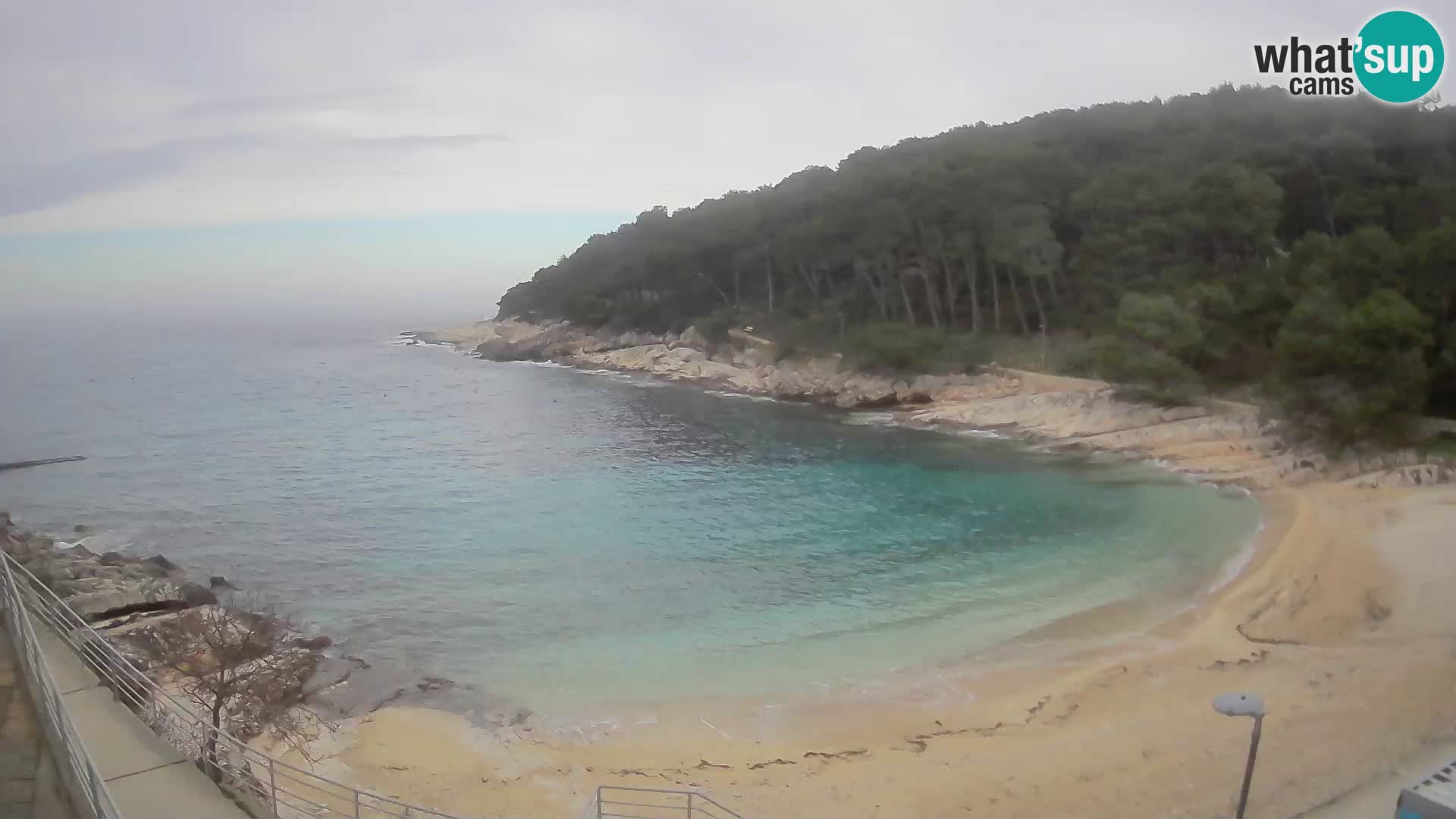 Webcam Mali Lošinj – plage Sunčana uvala – Veli Žal