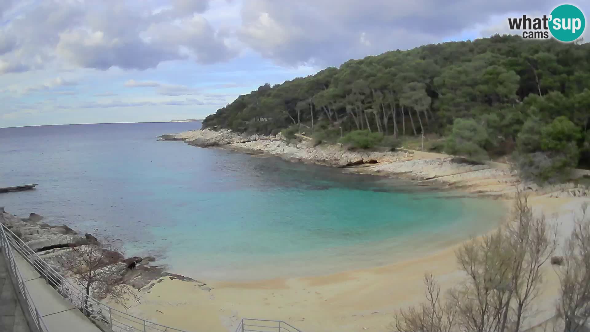 Webcam Mali Lošinj – Sunčana uvala beach – Veli Žal