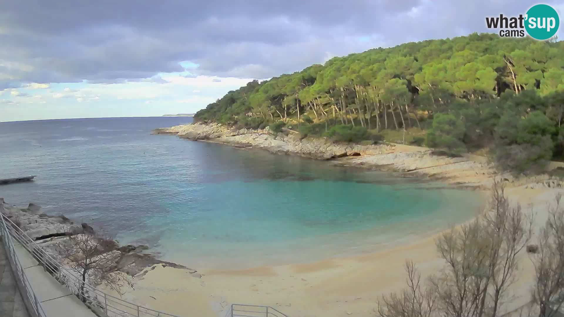 Spletna Kamera Mali Lošinj – plaža Sunčana uvala – Veli Žal