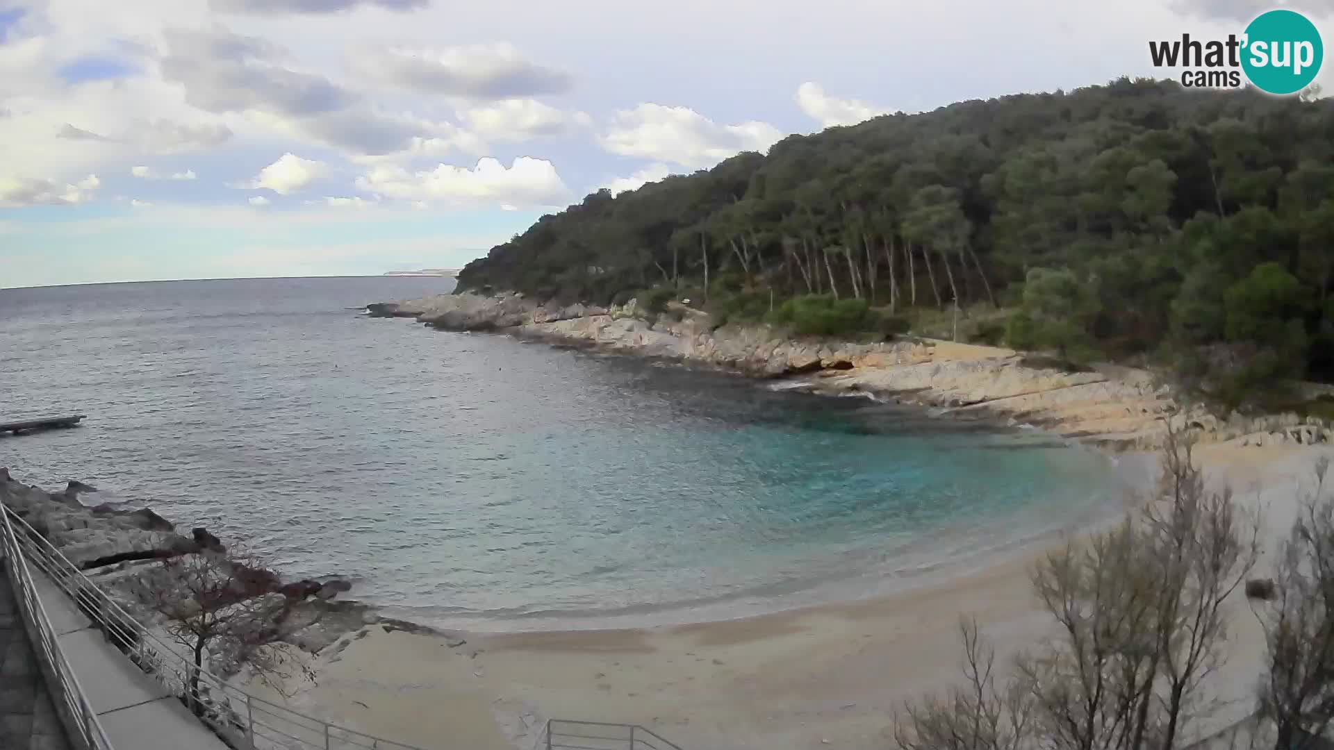 Webcam Mali Lošinj – spiaggia Sunčana uvala – Veli Žal