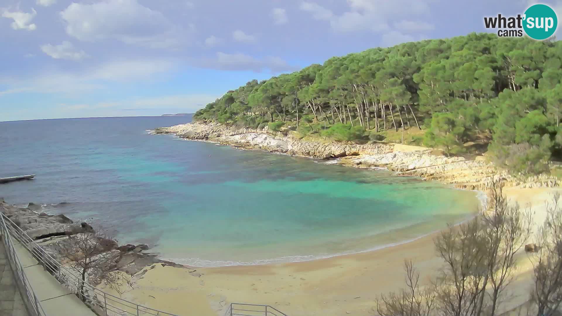 Webcam Mali Lošinj – playa Sunčana uvala – Veli Žal