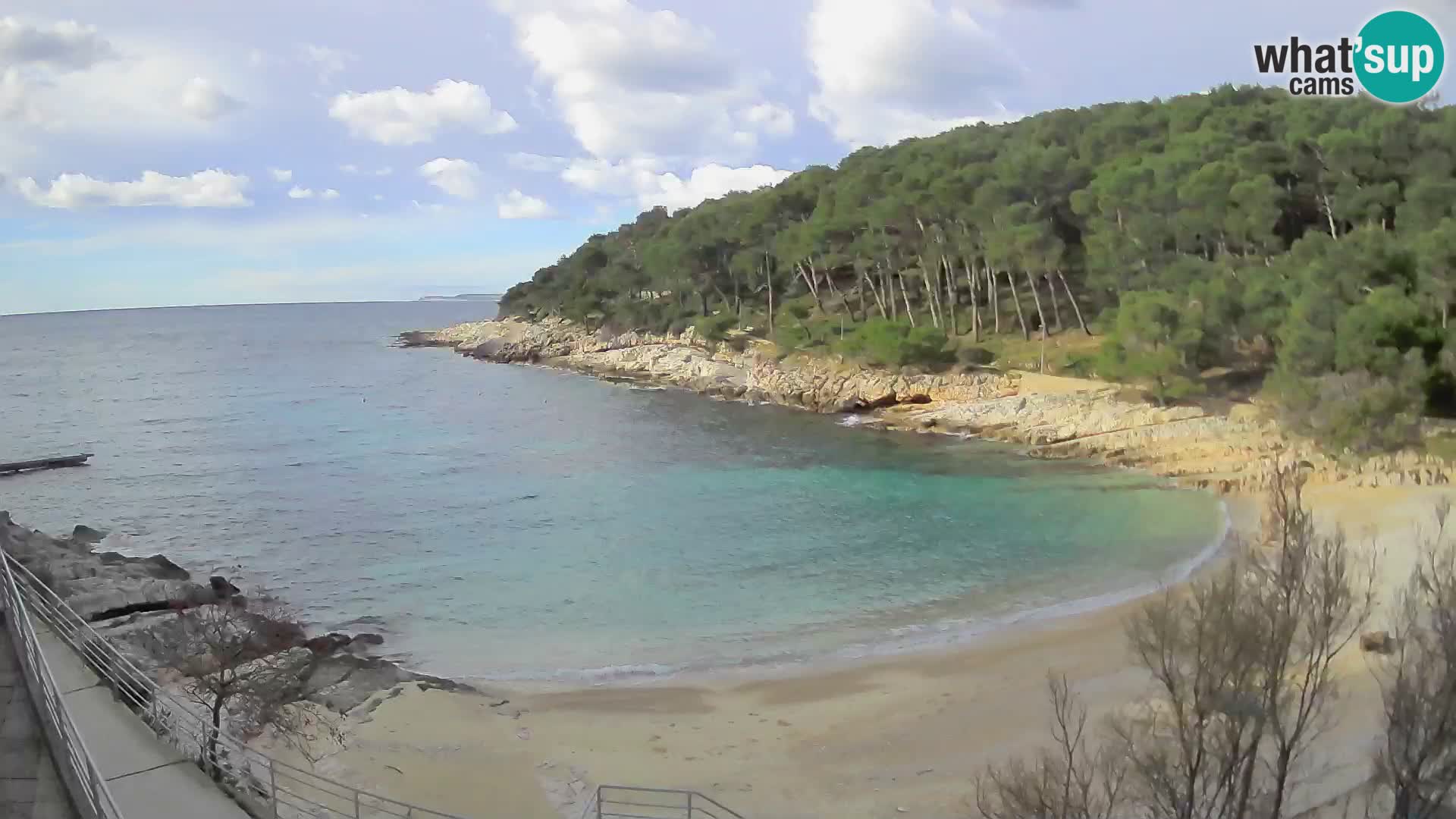 Spletna Kamera Mali Lošinj – plaža Sunčana uvala – Veli Žal