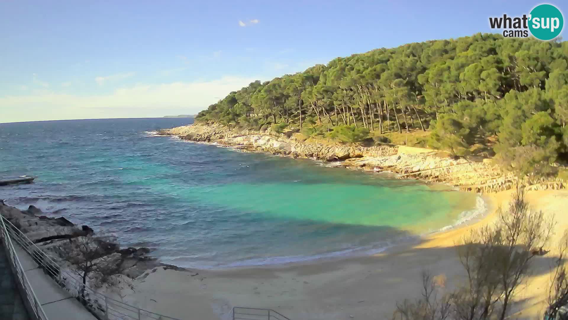 Webcam Mali Lošinj – plage Sunčana uvala – Veli Žal