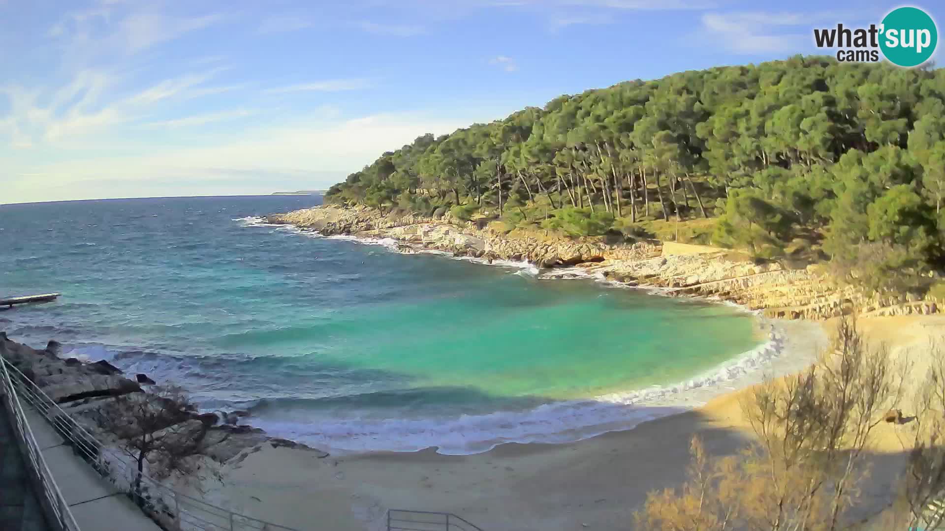 Spletna Kamera Mali Lošinj – plaža Sunčana uvala – Veli Žal