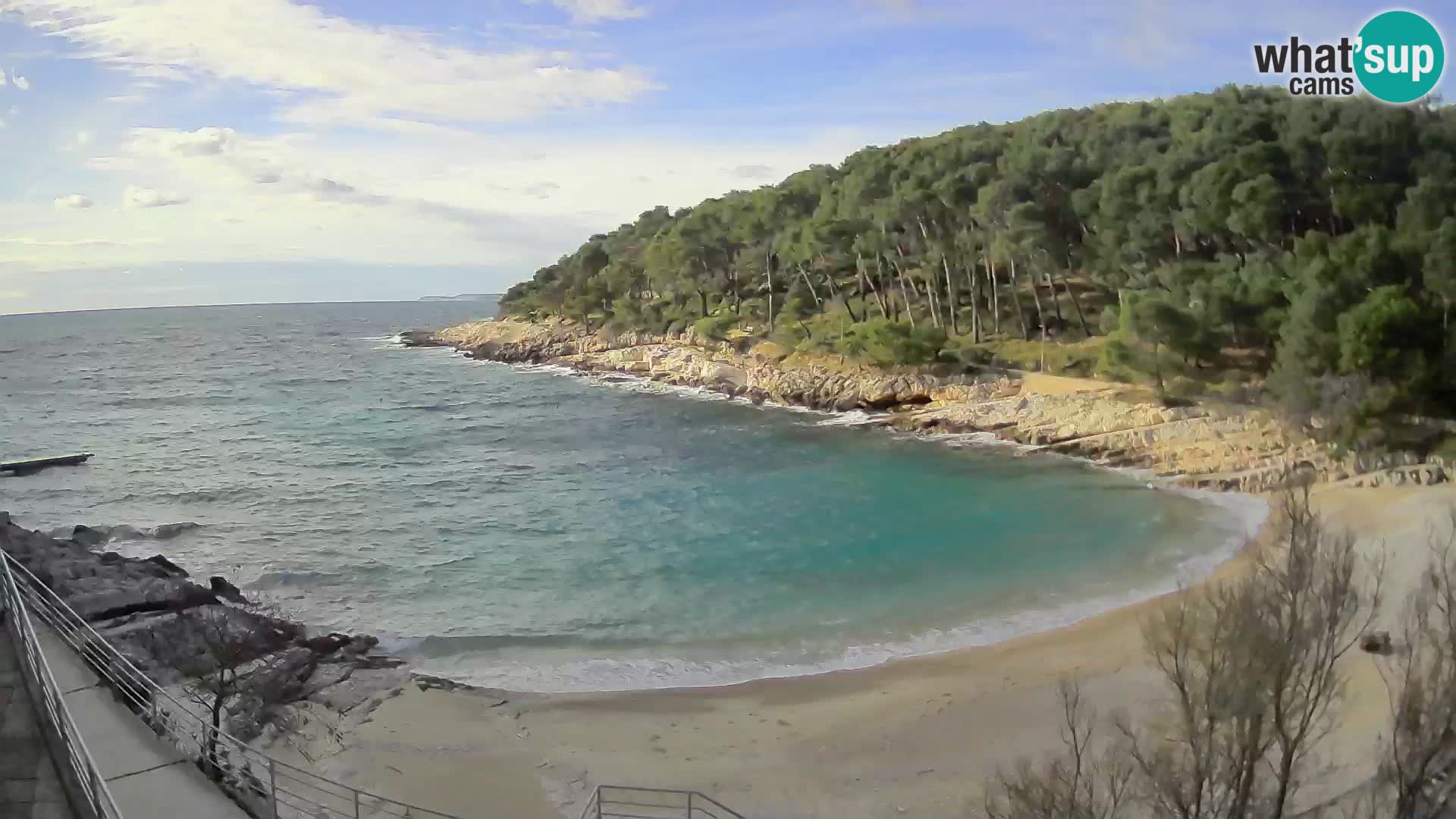 Webcam Mali Lošinj – Sunčana uvala Strand – Veli Žal