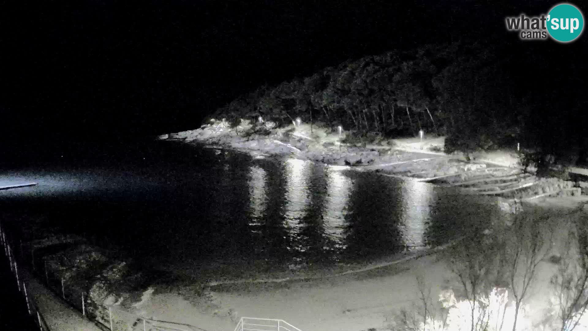 Webcam Mali Lošinj – playa Sunčana uvala – Veli Žal