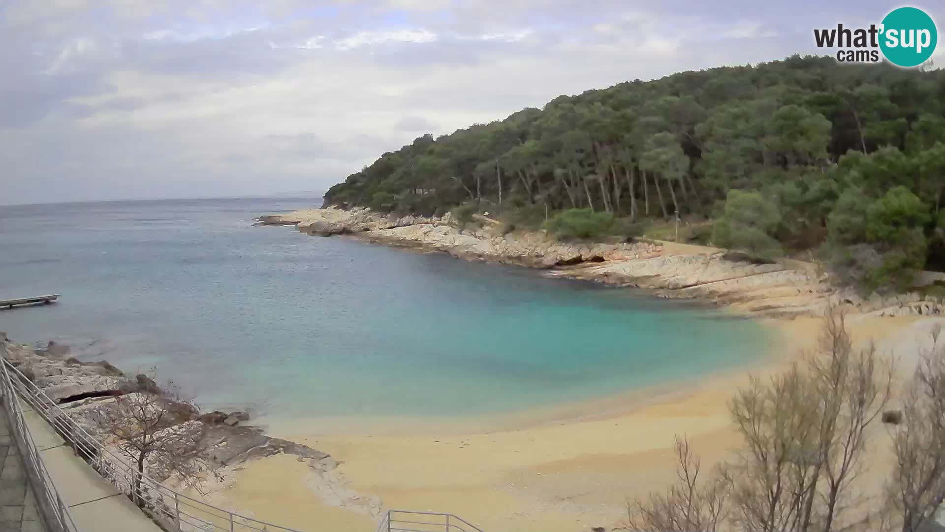 Webcam Mali Lošinj – Sunčana uvala beach – Veli Žal