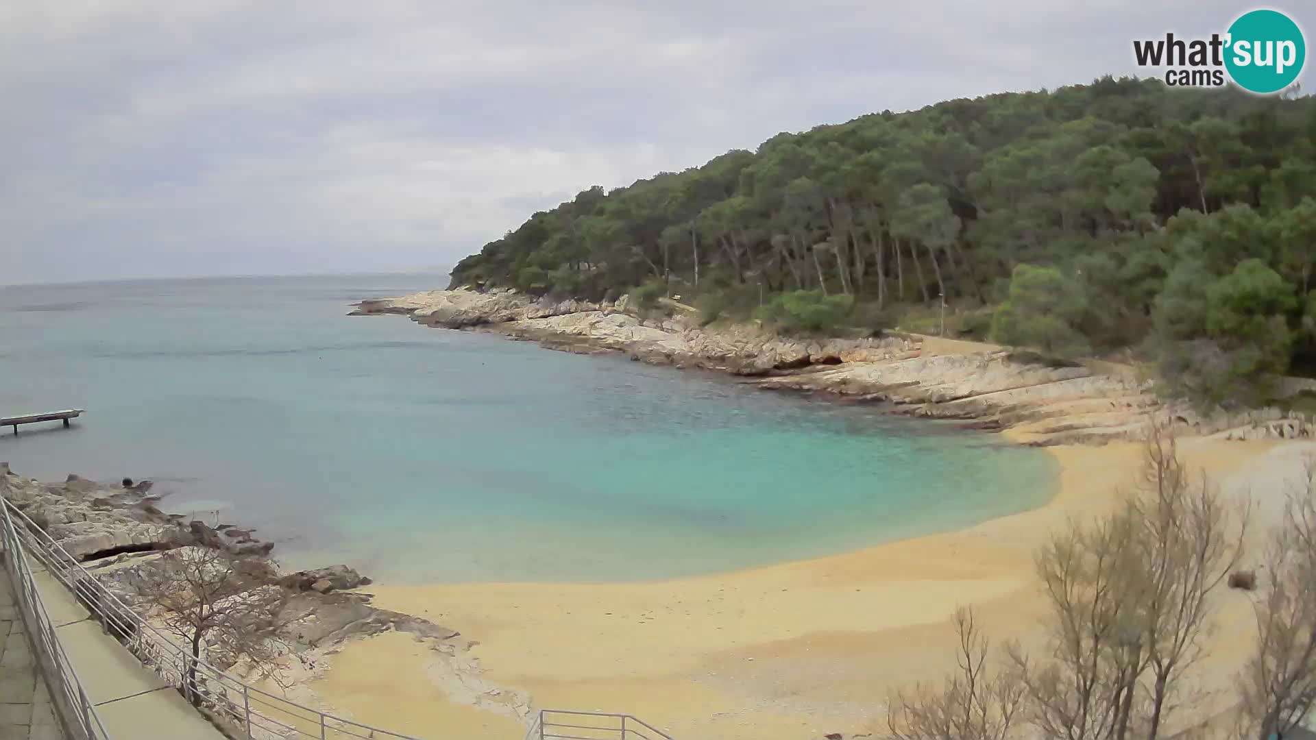 Webcam Mali Lošinj – plage Sunčana uvala – Veli Žal