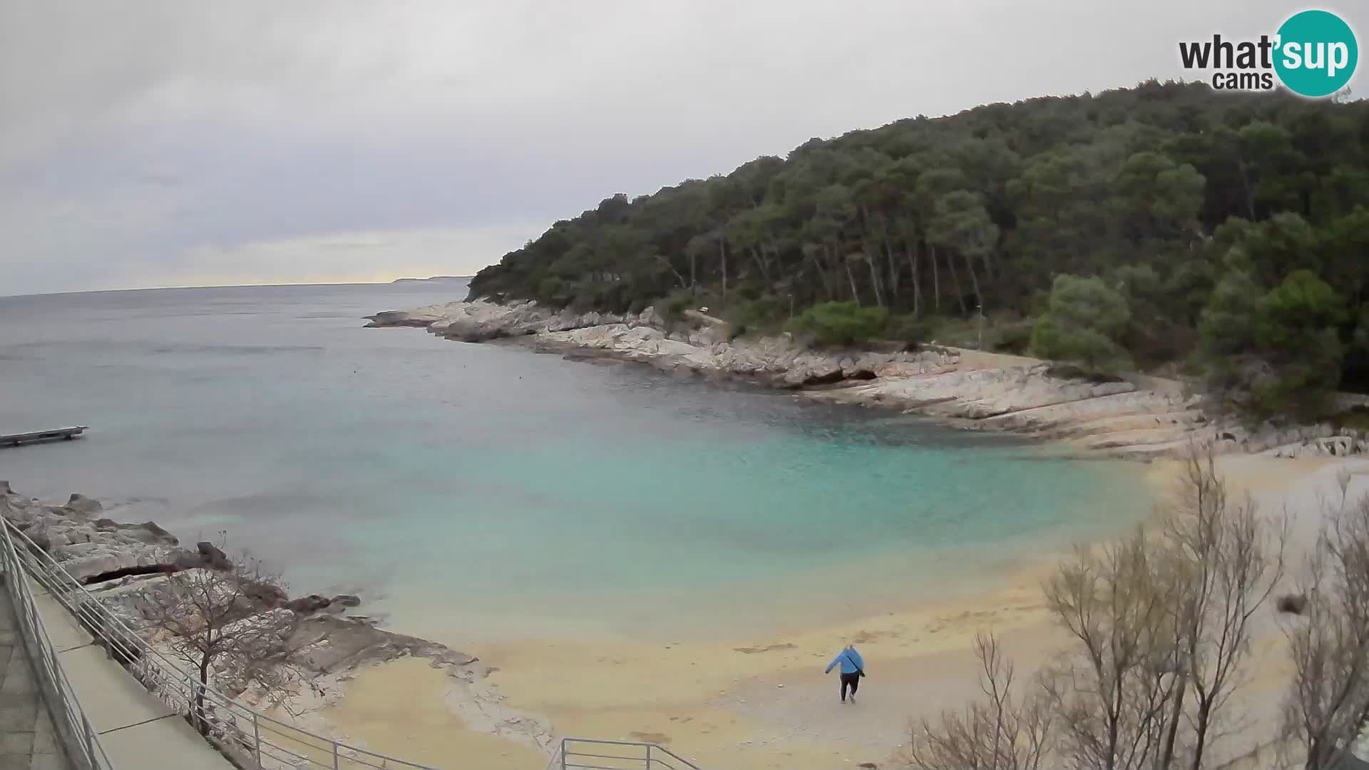 Webcam Mali Lošinj – plage Sunčana uvala – Veli Žal