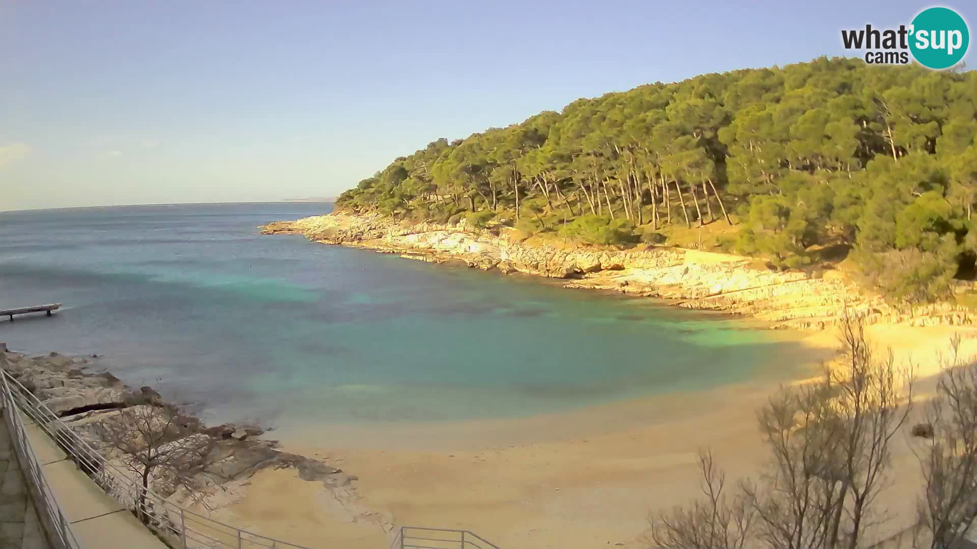 Webcam Mali Lošinj – spiaggia Sunčana uvala – Veli Žal