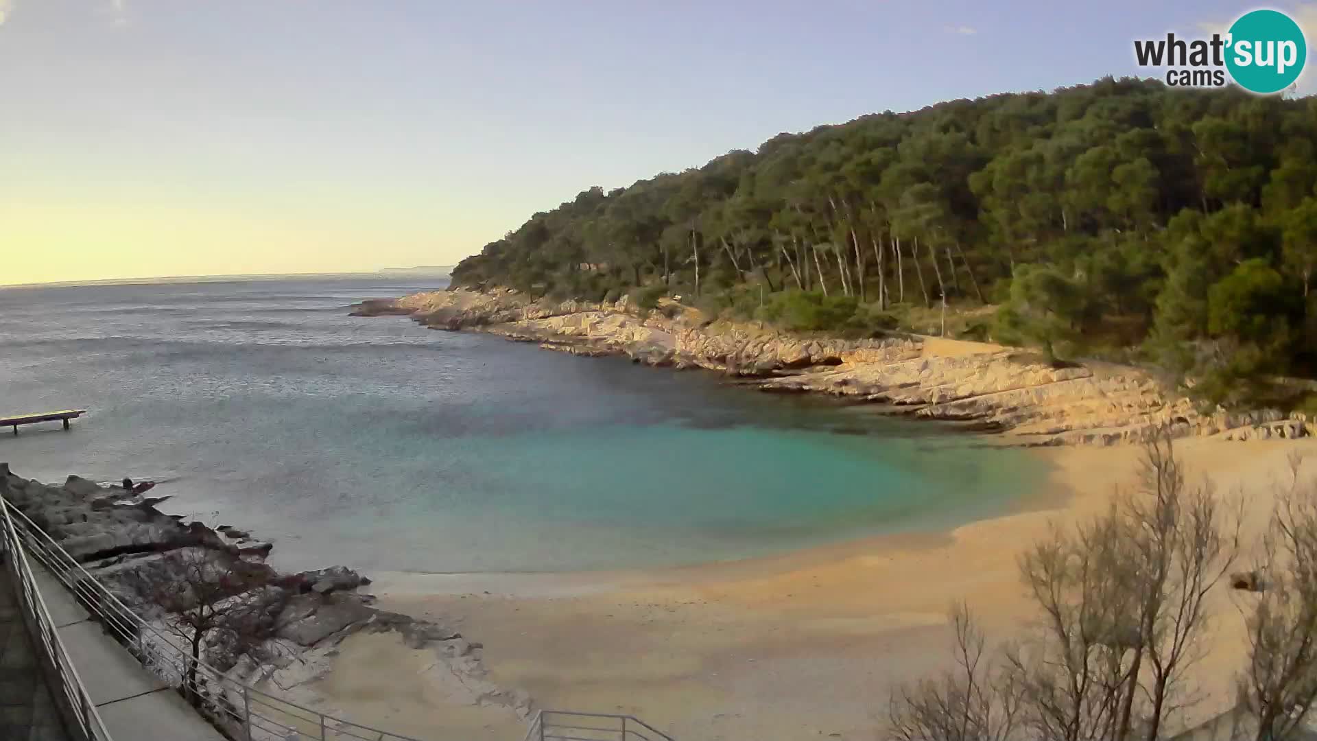 Webcam Mali Lošinj – spiaggia Sunčana uvala – Veli Žal