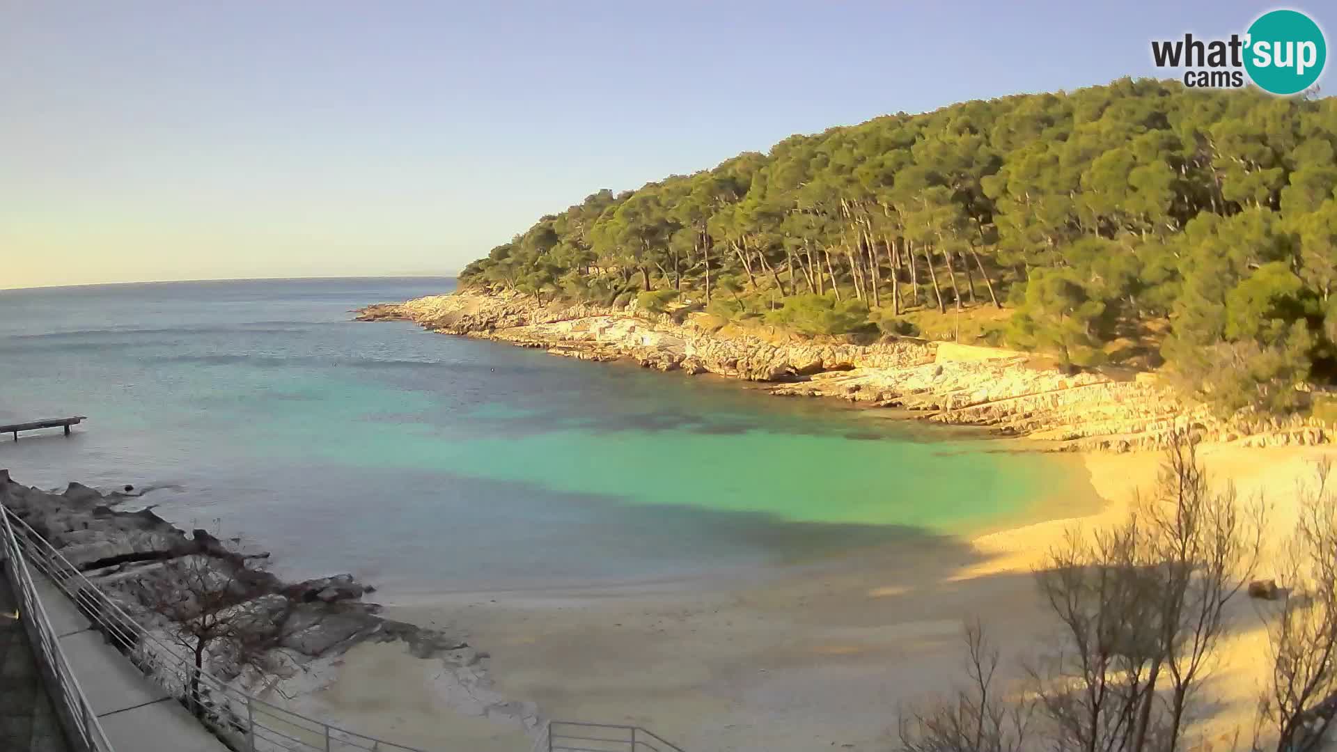 Webcam Mali Lošinj – spiaggia Sunčana uvala – Veli Žal