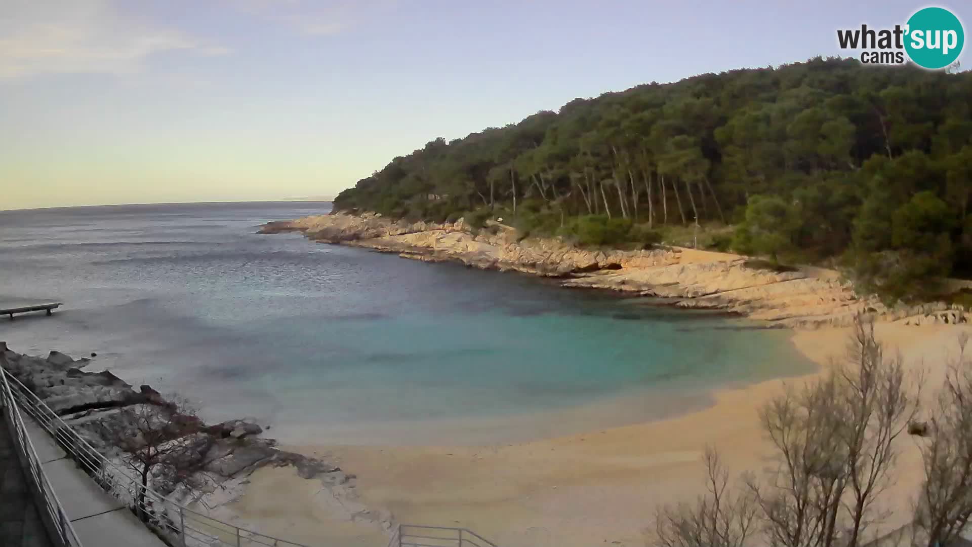 Spletna Kamera Mali Lošinj – plaža Sunčana uvala – Veli Žal