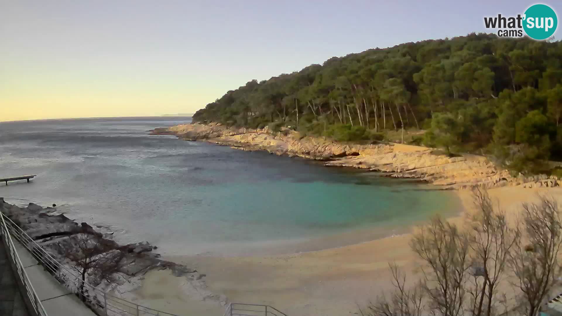 Spletna Kamera Mali Lošinj – plaža Sunčana uvala – Veli Žal