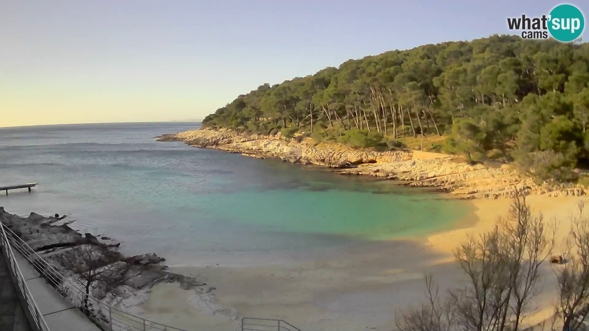 Webcam Mali Lošinj – spiaggia Sunčana uvala – Veli Žal