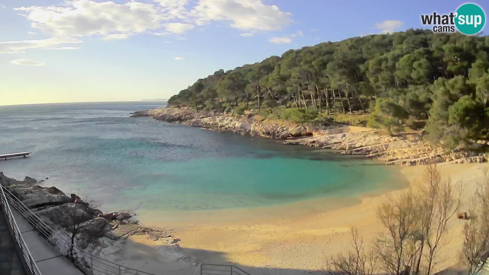 Webcam Mali Lošinj – spiaggia Sunčana uvala – Veli Žal