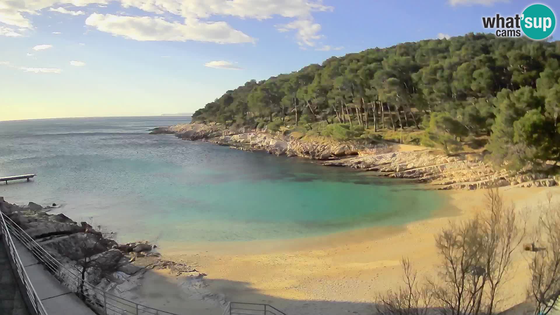 Webcam Mali Lošinj – Sunčana uvala beach – Veli Žal