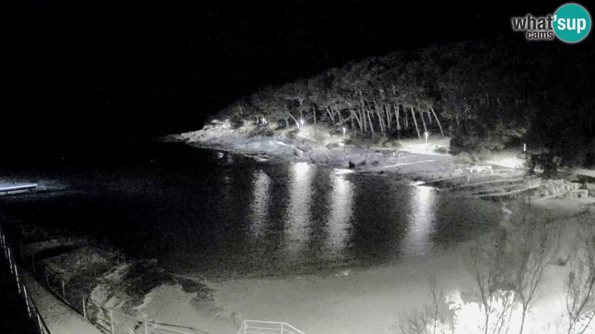 Webcam Mali Lošinj – playa Sunčana uvala – Veli Žal