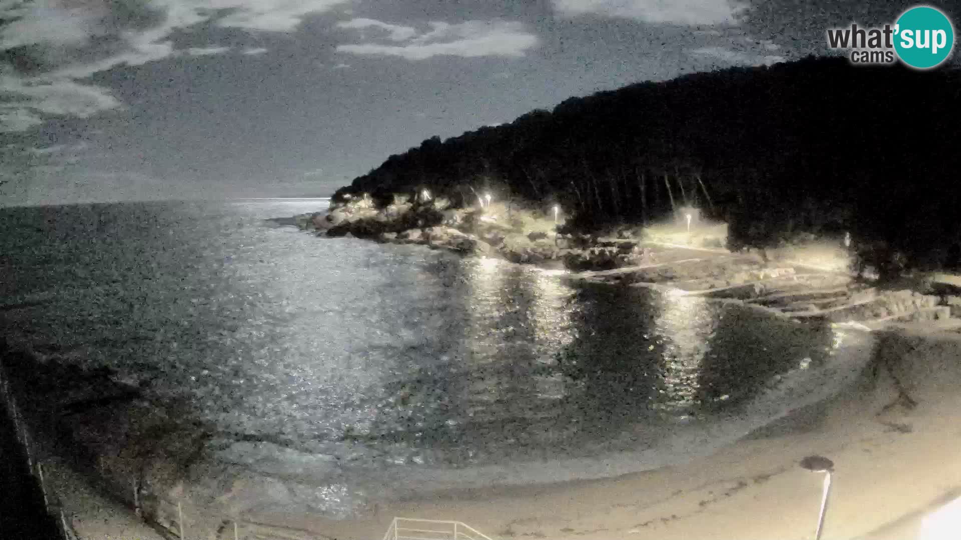 Webcam Mali Lošinj – playa Sunčana uvala – Veli Žal