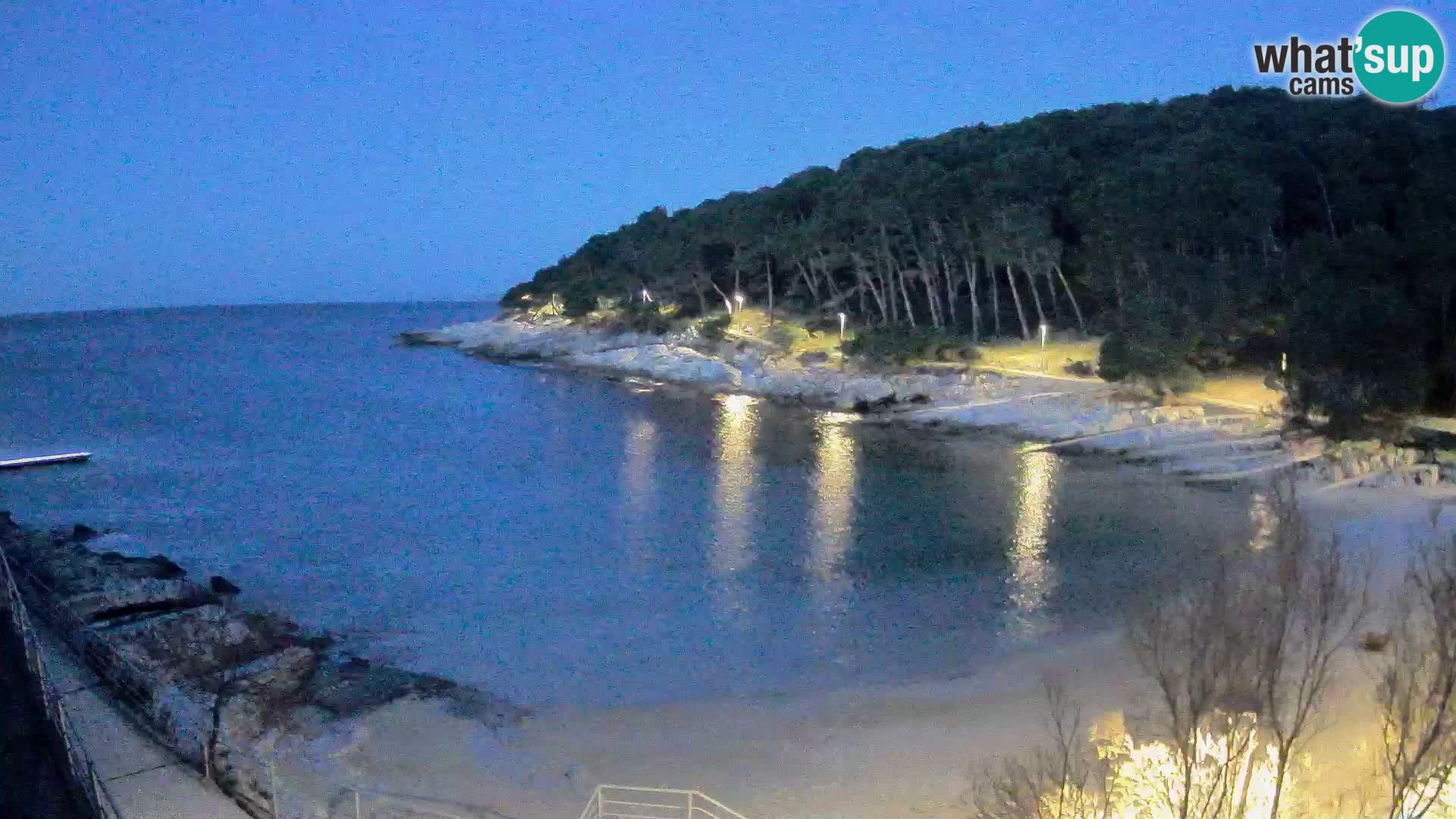 Spletna Kamera Mali Lošinj – plaža Sunčana uvala – Veli Žal