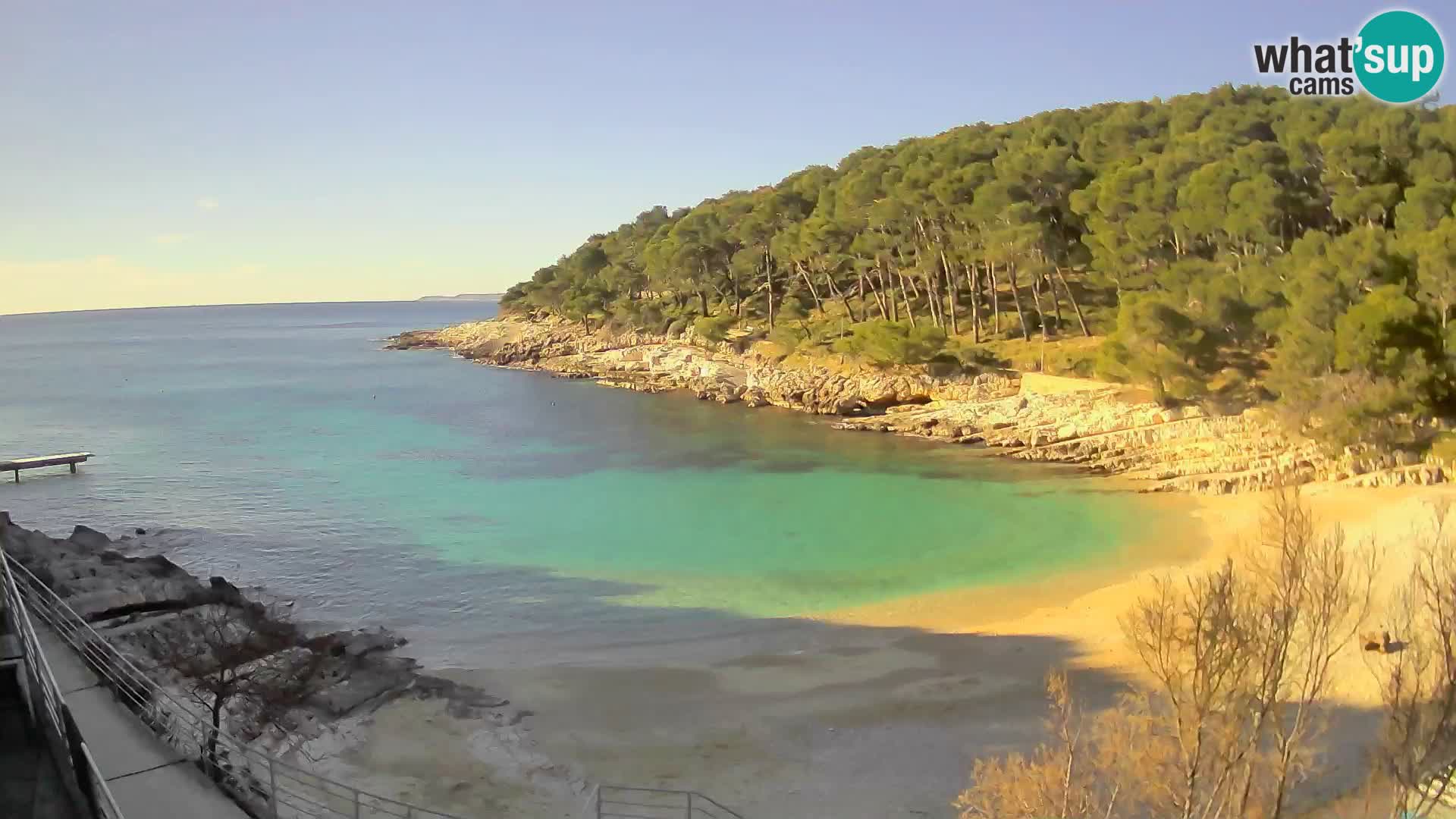 Webcam Mali Lošinj – Sunčana uvala beach – Veli Žal