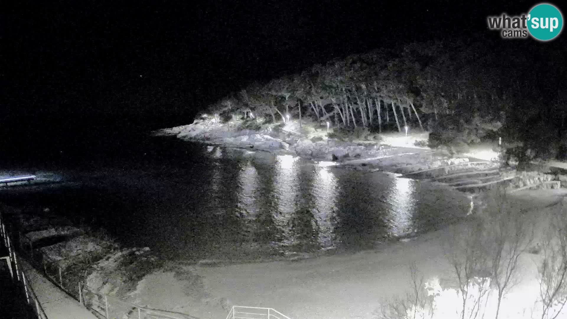 Webcam Mali Lošinj – Sunčana uvala beach – Veli Žal