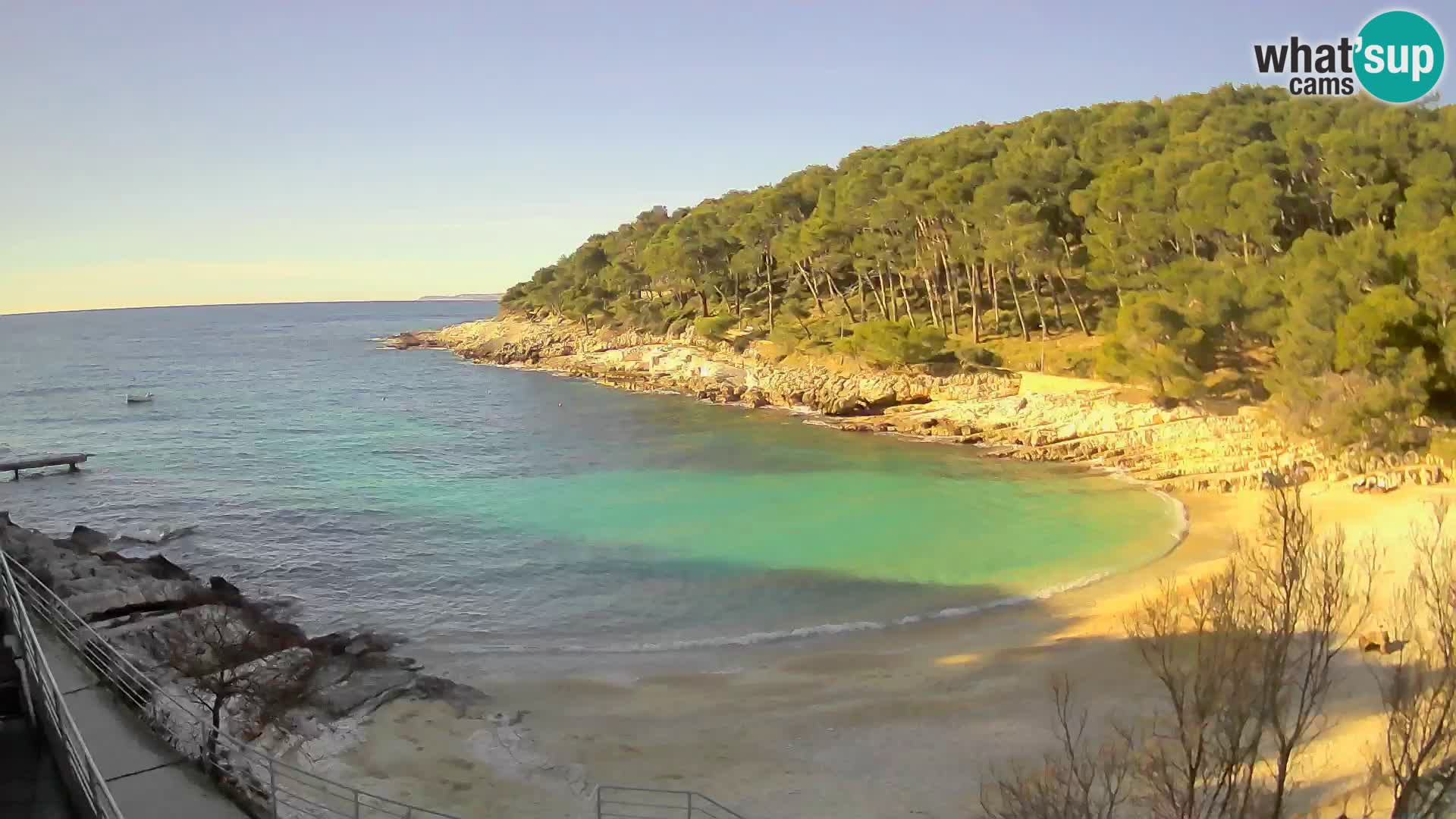 Webcam Mali Lošinj – Sunčana uvala beach – Veli Žal