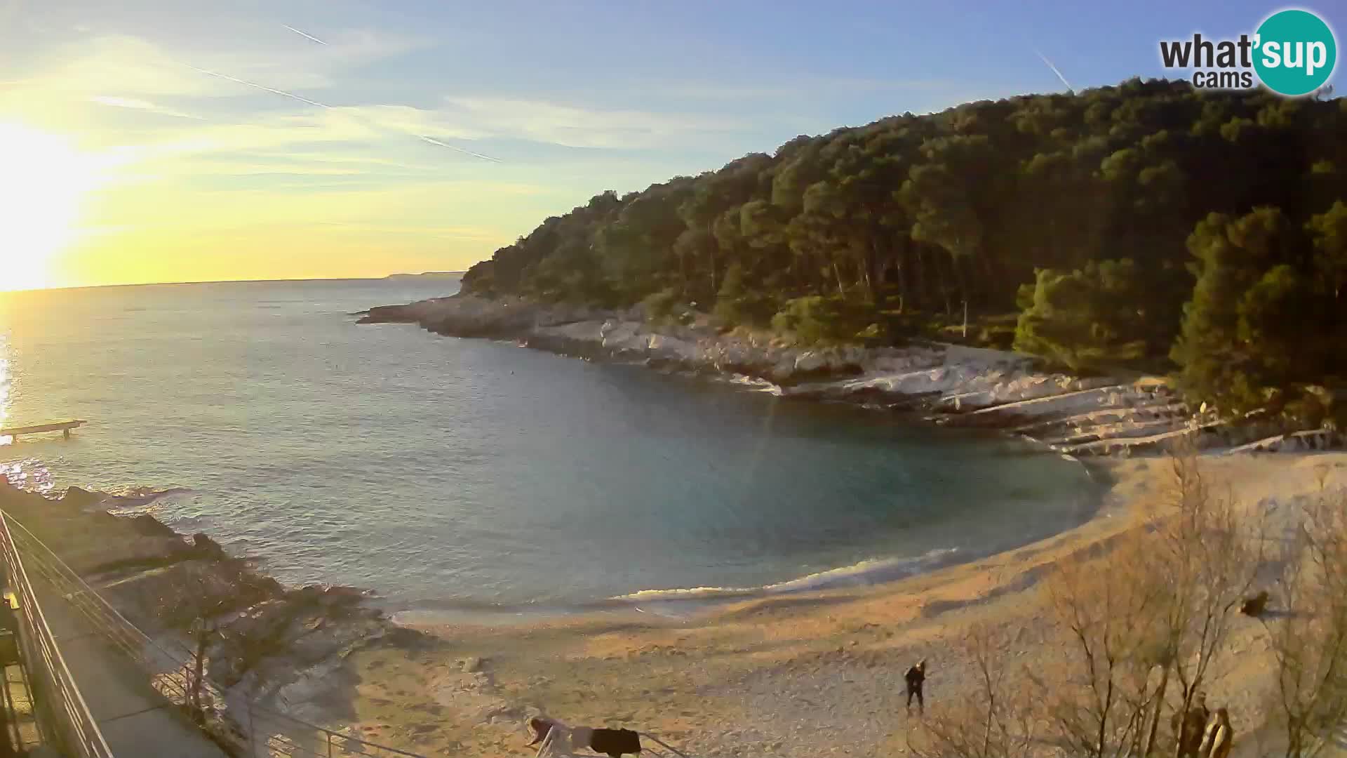 Webcam Mali Lošinj – Sunčana uvala beach – Veli Žal