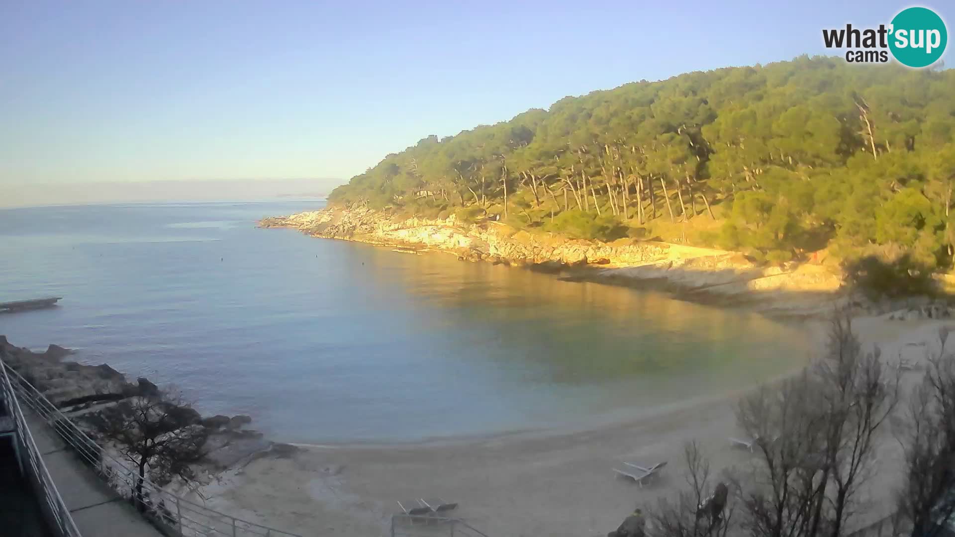 Webcam Mali Lošinj – Sunčana uvala beach – Veli Žal