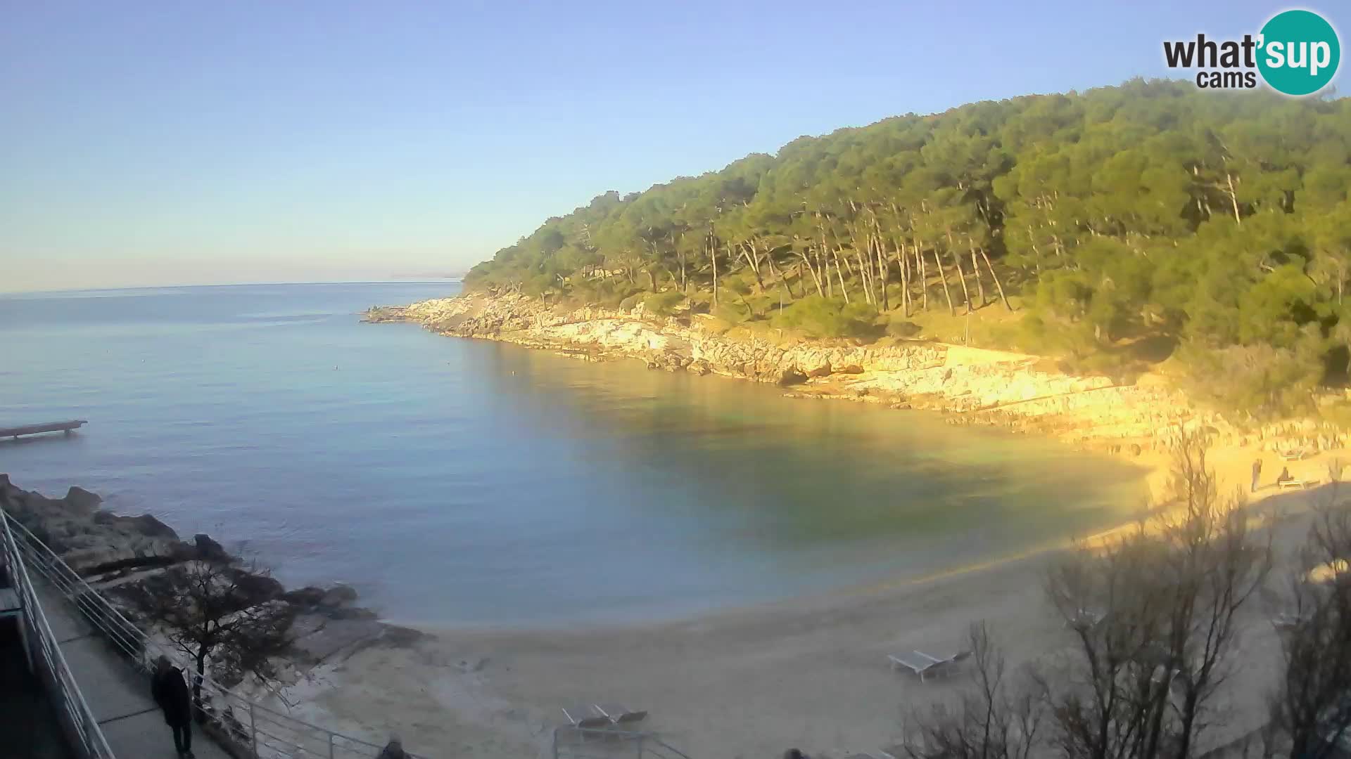 Webcam Mali Lošinj – spiaggia Sunčana uvala – Veli Žal