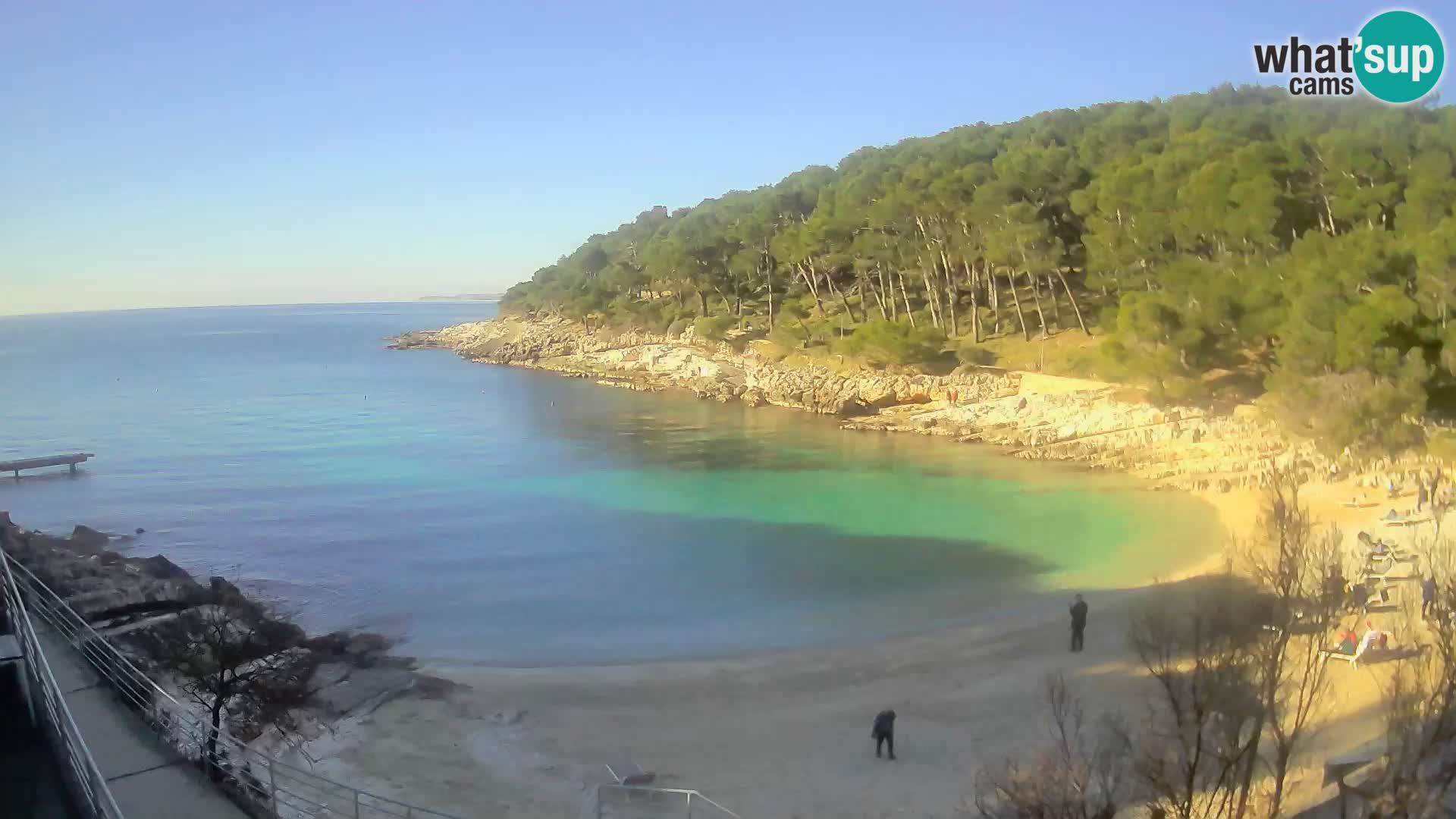 Webcam Mali Lošinj – Sunčana uvala Strand – Veli Žal