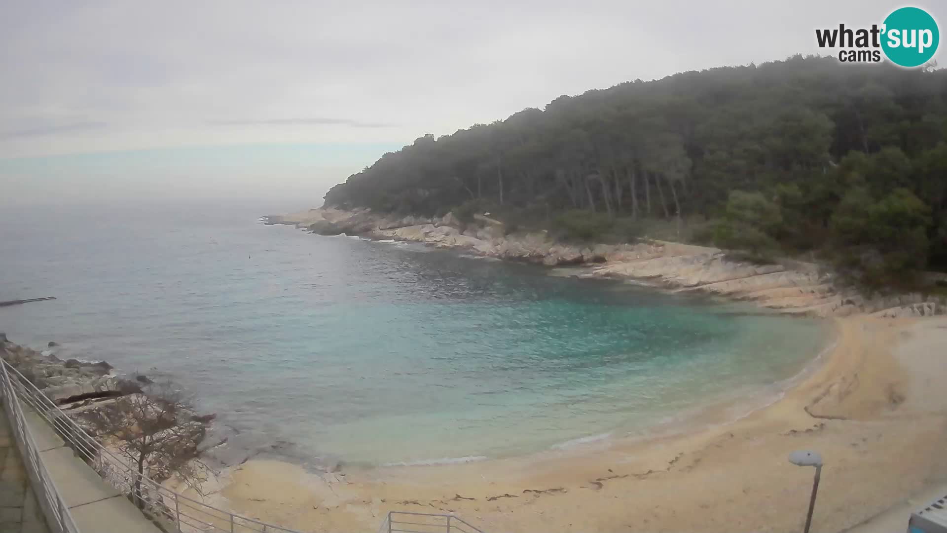 Webcam Mali Lošinj – spiaggia Sunčana uvala – Veli Žal