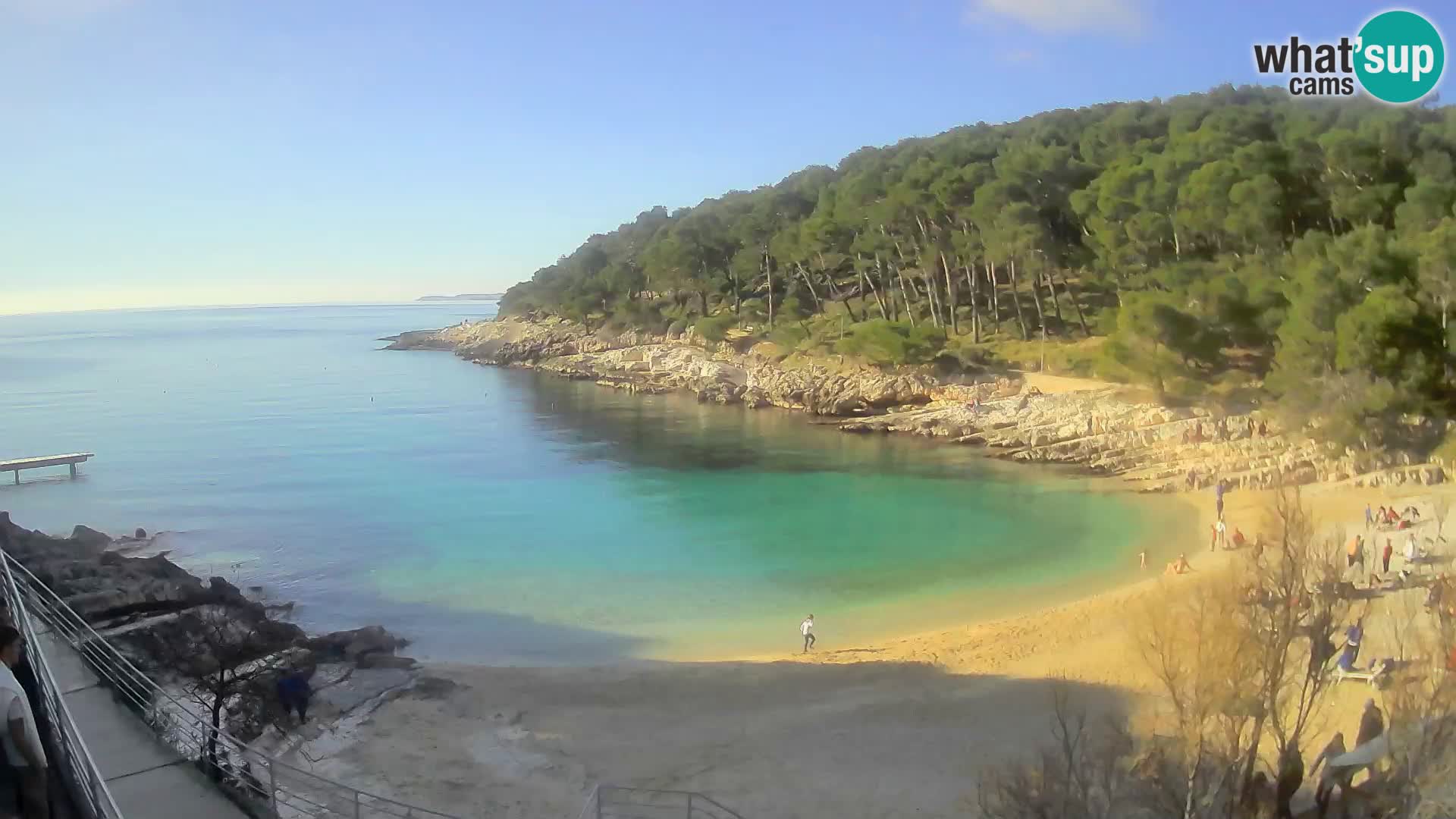 Webcam Mali Lošinj – Sunčana uvala beach – Veli Žal