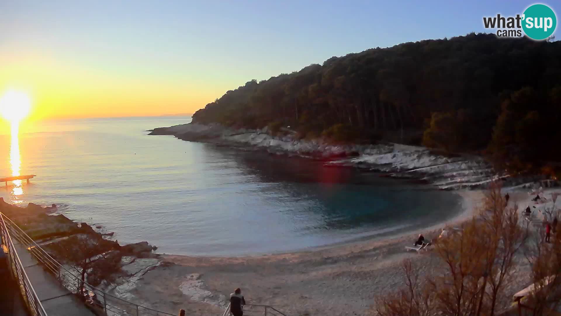 Webcam Mali Lošinj – Sunčana uvala Strand – Veli Žal